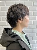ショート×パーマ