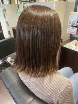 アンシャンテ(ENCHANT) ナチュラルなぱっつんボブ