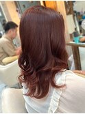 韓国風巻き髪レイヤー