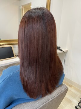 ユアーズヘアー 秋田店(yours hair) ピンクカラー　髪質改善