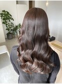 【Lana】艶巻きチョコレートブラウン　艶髪　髪質改善カラー