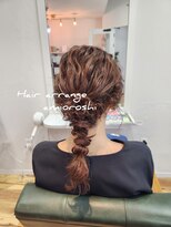 ヘアーリビングリコ 新潟笹口店(hair living Liko)&nbsp;編みおろしアレンジ