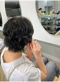 ショートウルフパーマ