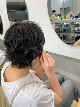 マップデザイン(map design) ショートウルフパーマ