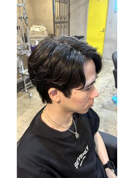 ルーメン 岐阜(ROOO MEN) 韓国マッシュメンズカットツーブロックニュアンスパーマ