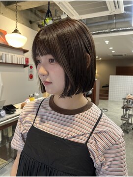 ルックアット(Look at) 【Lookat】20代30代40代 ボブ オリーブブラウン