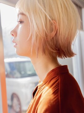 デビュー 沖縄泡瀬店(Debut) こなれミディ/イメチェン/前髪/アンブレラカラー/ウェーブパーマ