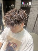 波巻きツイストスパイラルパーマ波巻きパーマフェードアイブロウ