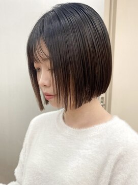 パークレーン アイス イヴェン(park lane ICI yeven) レイヤーボブ名古屋切りっぱなしボブくびれボブくびれヘアカラー