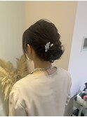 結婚式お呼ばれヘア