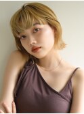 ブリーチハイトーンくすみベージュことりベージュペールベージュ