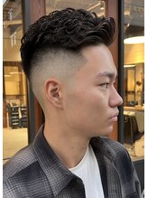 スワッグバーバースタジオ(SWAG BARBER STUDIO) 直毛改善アイロンパーマ