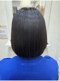 シンプルな内巻きボブ♪