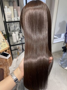 アン ビー(an B) 髪質改善カラー/くすみブラウン