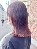 オーガニック アトリエ 大宮(organic+atelier)&nbsp;ピンクグレープフルーツ透明感抜群こなれ大人可愛いピンクへア