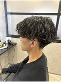 『メンズ波巻きスパイラル』