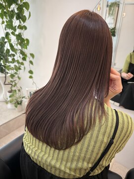 ニーナ(NI-NA) ピンクブラウン×ロング