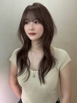 セブンルックス(7LOOKS) 【髪質改善】グレーベージュ×セミロングヘア