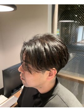 メンズココ メンズパーマ 韓国ヘア 日本橋店(MENS COCO) お客様スタイルビジネスマンにおすすめセンターパート