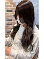 スペックホルダー(Spec Holder)&nbsp;暗めカラー柔らかブラウンウェーブ