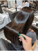 髪質改善ストレート×超艶