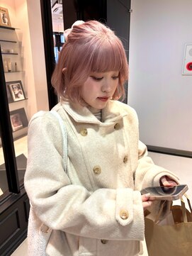 シータ(sheta) 【表参道sheta/riria】ペールピンクフレンチボブ