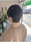 ハンサムショート×赤みなしブラウン