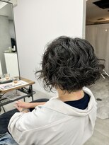 テラス トヨタ(Telasu Toyota)&nbsp;朝楽5分セットでくるふわウェーブのボブパーマ◎