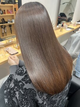 シェーヌ(CHAINE) カット+【☆沖縄発☆】オイルストレート+還元水素トリートメント