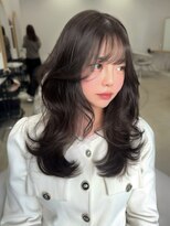 ノエシキカ(noe sikika)&nbsp;ロングヘア/韓国/レイヤーカット/ダブルカラー/栄a73