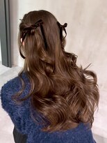 アイティーバイアルバム 八王子店(IT by ALBUM)&nbsp;オリーブベージュロングおくれ毛韓国ヘア_ba586493