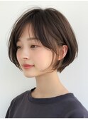 ハッシュカット/グレージュ/デザインカラー/大口新子安白楽鶴見