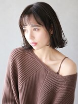ザビー(THE B)&nbsp;本八幡×市川×透明感カラー×暗髪×外ハネボブ