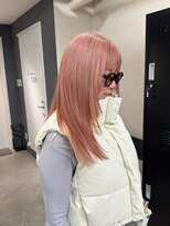 ソワンドゥブレスシエン 堀江店(soin de brace CIEN) ピンクベージュとハッシュカット