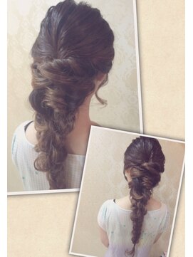 マジックマッシュ(Magic Mush) 編みこみ☆ダウンスタイル