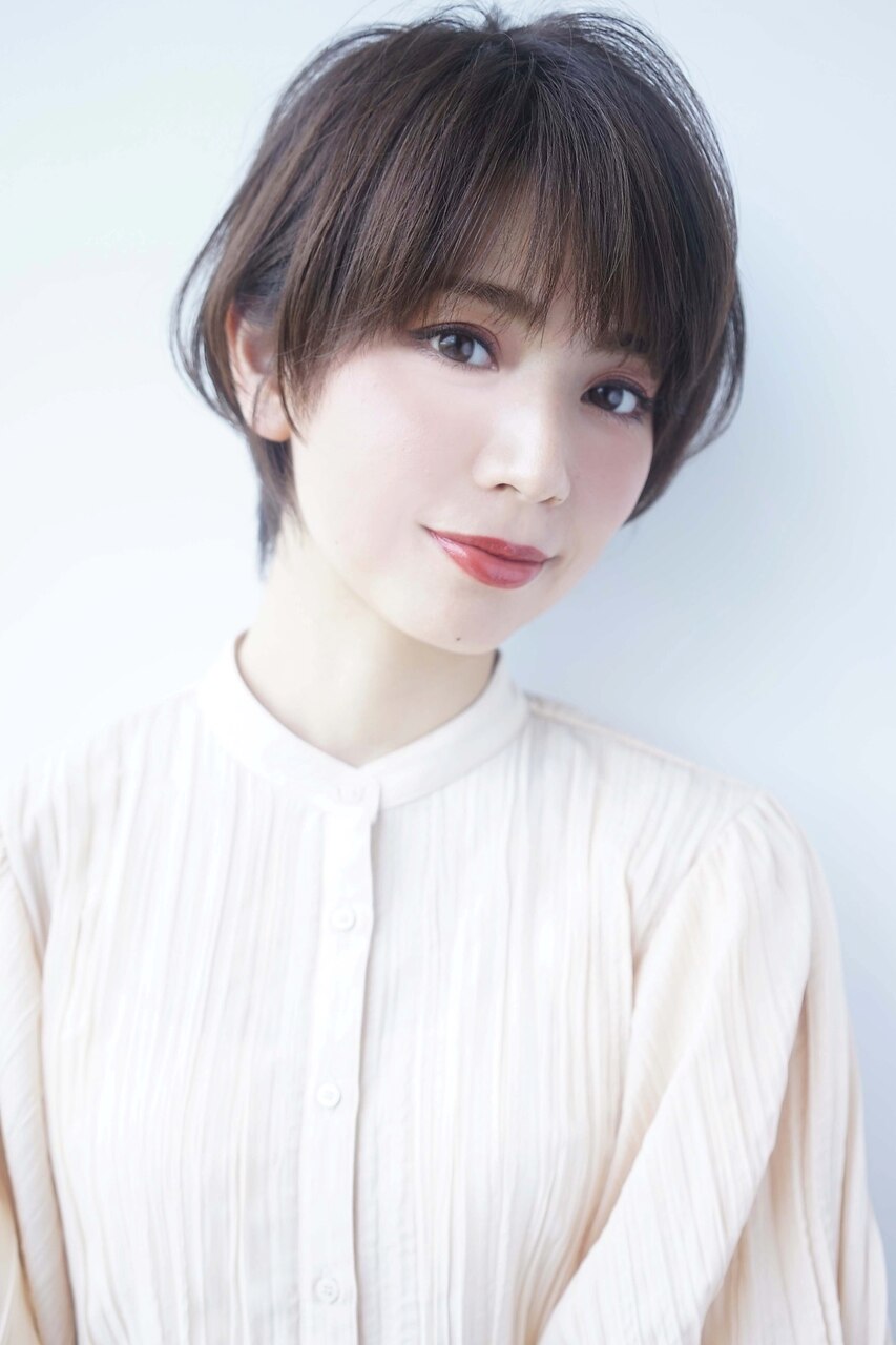 石田ゆりこさん風ショートボブ・40代大人のショートスタイル 石田ゆりこさん風ショートボブ・40代大人のショートスタイル