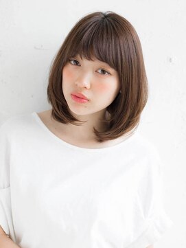 ルティア 池袋(Lutia) まとまりボブ ナチュラルブラウン