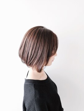 アディクト 綾瀬(ADDICT) 【ADDICT_YUKI】ピンクベージュ_前下がり_大人ボブ