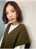 外ハネミニボブ