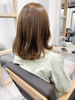 ノースイースト 登戸店(northeast)&nbsp;ベージュ/ミディアムレイヤーカット