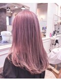 【Hエイチ原宿/庭田祥宏】ロングヘア デザインカラー
