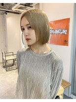 ルーム(Loom.)&nbsp;ハイトーン ブリーチ ケアブリーチ ベージュ ボブ ミニボブ