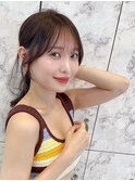韓国風前髪×レイヤーカット【髪質改善/新宿/レイヤーカット】
