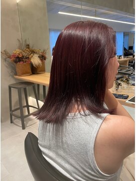 ガリカ 渋谷(Gallica) 【小岩井美希】ブリーチなしダブルカラーの暖色系カラー