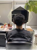 波巻きパーマ