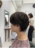 無造作ショートパーマ