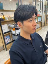 ナンバー アンフィール 渋谷(N° anfeel)&nbsp;メンズ/ウルフ/アッシュブラック/カルマパーマ/ベリーショート