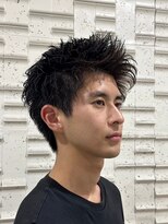 プレミアムバーバー 原宿店(PREMIUM BARBER produce by HIRO GINZA) ミディアムスパイキー