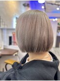 切りっぱなしボブ