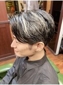 MEN'Sツーブロックメンズバーバーかっと刈り上げスタイル　銀座